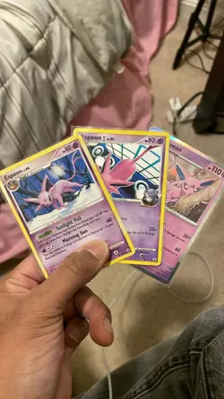 Lot of 3 Pokemon Cards – Espeon’s Mint Condition - Image 1