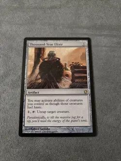 Wizards of the Coast Thousand-Year Elixir Commander 2013 Rare Artifact Regular - Image 1