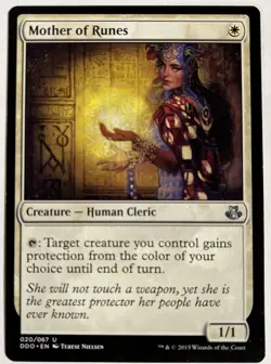 1x Mother of Runes Duel Decks: Elspeth vs Kiora DDO #020 LP Light Play MTG - Image 1