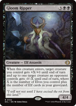 Gloom Ripper (FOIL) x1 - MTG Lorwyn Eclipsed ECL #102 - Image 1