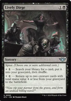 Lively Dirge U Outlaws of Thunder Junction 93 LP - Image 1