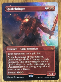 MTG Kaldheim, Quakebringer - Borderless - Image 1