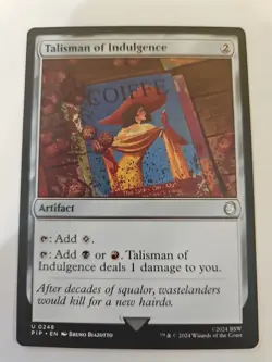 MTG - Universes Beyond: Fallout - Talisman of Indulgence - NM - NF - Image 1