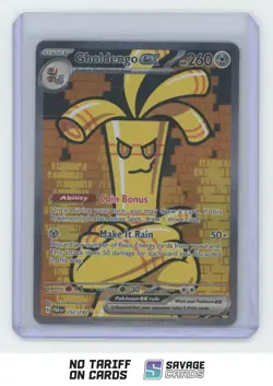 2023 Pokemon Scarlet & Violet Paradox Rift Gholdengo ex #252/182 Special - Image 1