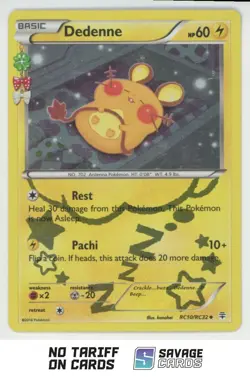2016 Pokemon XY Generations Radiant Collection Holo Dedenne #RC10/RC32 - Image 1