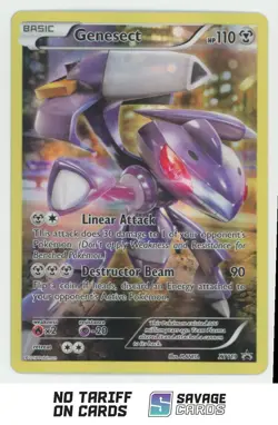 2016 Pokemon XY Black Star Promo Holo Genesect #XY119 - Image 1