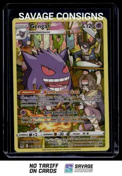 2022 Pokemon SWSH Lost Origin Trainer Gallery Gengar #TG06/TG30 - Image 1