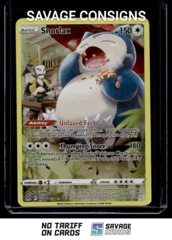 2022 Pokemon SWSH Lost Origin Trainer Gallery Snorlax #TG10/TG30 - Image 1
