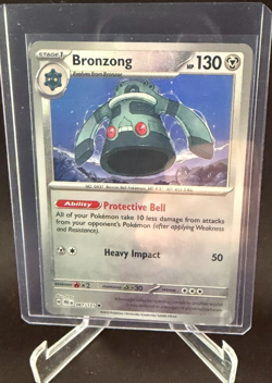 Bronzong Pokeball Reverse Holo 067/131 Prismatic Evolutions Uncommon Pokemon TCG - Image 1