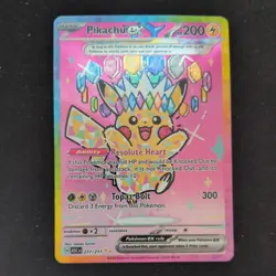 Pokemon Pikachu EX SIR 277/217 Ascended Heroes English - Pack Fresh - NM - Image 1