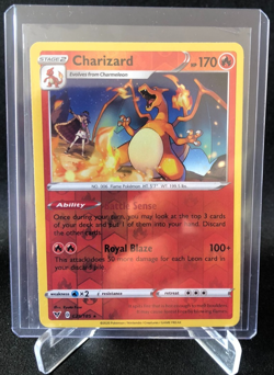 Charizard 25/185 Vivid Voltage Reverse Holo Rare Pokemon TCG - Image 1