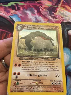 Carte Pokemon Donphan Obscur Holo 3/105 Neo Destiny Wizards Francais Vf Fr - Image 3