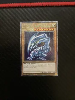 QCR Blue-Eyes White Dragon Quarter Century Secret Rare Yugioh NM MP24-EN001 - Image 1