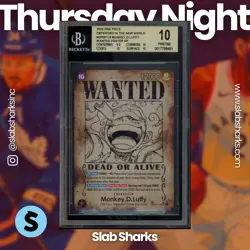 2024 ONE PIECE EMP IN THE NEW WOR #OP05-119 MONKEY D LUFFY WANTED POSTER BGS 10 - Image 1