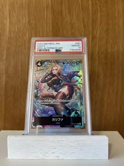 ONE PIECE PILLARS OF STRENGTH OP03-081 KALIFA ALTERNATIVE ART (JAPANESE) PSA 10 - Image 1