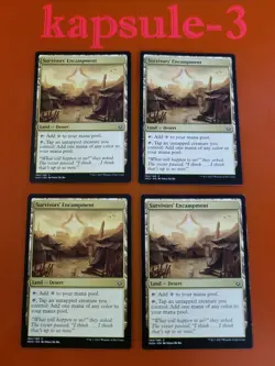 4x Survivors' Encampment (LP-NM) | Hour of Devastation | MTG Magic Cards - Image 1
