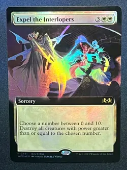 MTG Expel the Interlopers 381 Extended Art FOIL Promo Magic the Gathering - Image 1