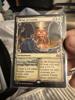 Virtue of Loyalty (Showcase) Wilds of Eldraine Regular NM C147 - Image 1