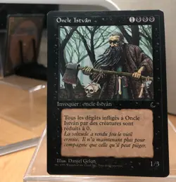 Magic: The Gathering mtg: French Uncle Istvan oncle The Dark 1995 - Image 1
