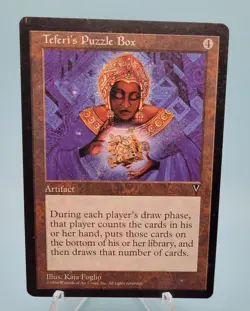 Teferi's Puzzle Box x1 MTG Visions Magic Heavy Play HP English - Image 1
