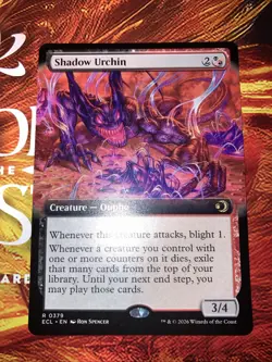 Shadow Urchin (Extended Art) Lorwyn Eclipsed Regular - Image 1