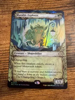 MTG Lorwyn Eclipsed SHOWCASE FOIL Mutable Explorer - Image 1