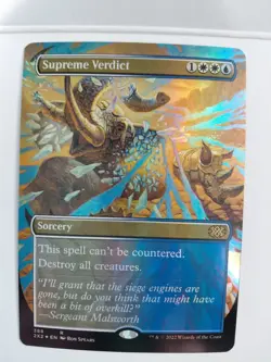 Supreme Verdict (Borderless) Double Masters 2022 Foil - Image 1