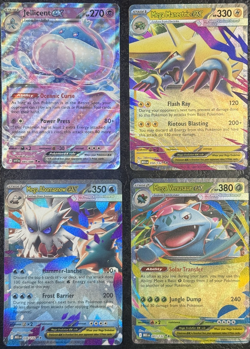 POKEMON MEGA CARDS JELLICENT EX-MANECTRIC EX-ABOMASNOW EX-VENUSAUR EX (SET OF 4) - Image 1