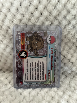 2000 Topps Chrome Pokemon Graveler #75 SPECTRA - Image 3