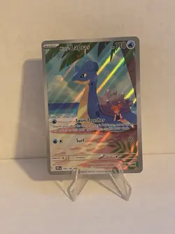 Pokemon TCG Mistys Lapras 194/182 Destined Rivals Illustration Rare - Image 1