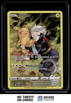 2022 Pokemon SWSH Lost Origin Trainer Gallery Pikachu #TG05/TG30 - Image 1