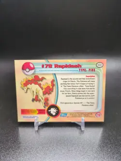 Topps Pokemon TV Animation #78 Rapidash Series 2 - 2000 - Image 2