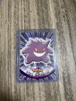 Pokemon Topps TV Animation Gengar #94 – Vintage – HP (Crease) - Image 1