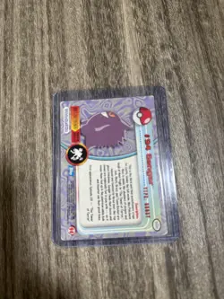 Pokemon Topps TV Animation Gengar #94 – Vintage – HP (Crease) - Image 2