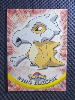 Pokemon Card - Cubone Topps TV Animation Edition 104 Blue Logo - Image 1