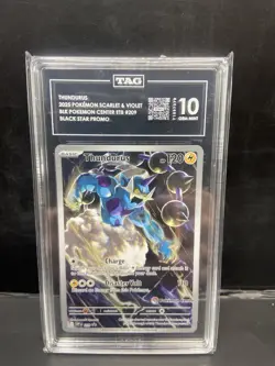 2025 Pokemon Black Bolt Pokemon Center ETB Promo SVP #209 Thundurus Tag 10 - Image 1