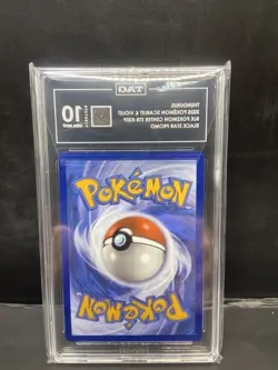 2025 Pokemon Black Bolt Pokemon Center ETB Promo SVP #209 Thundurus Tag 10 - Image 2