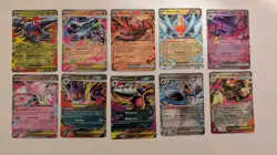 Pokemon TCG Phantasmal Flames Complete Double Rare EX Bundle (All 10 Cards) - NM - Image 1