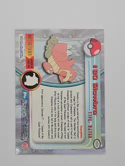 2000 Topps Pokemon TV Animation Edition Slowbro #80 Blue Topps Logo NM - Image 2