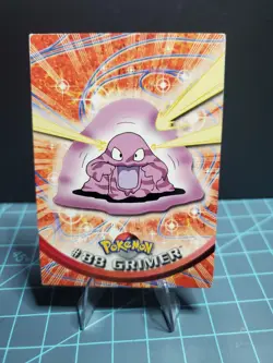 Topps Pokemon Grimer #88 TV Animation Series Blue Label - Image 1