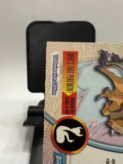 2000 Topps Pokemon TV Animation Edition Series 3 Non Holo #128 Tauros Blue Label - Image 3