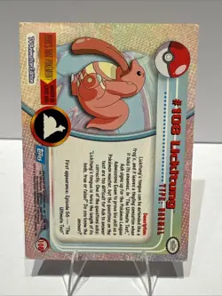 Lickitung #108 Pokemon 2000 Topps TV - Image 2