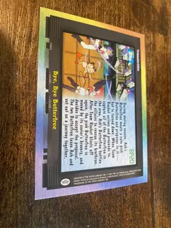 Bye Bye Butterfree EP20 Blue Logo Topps Pokemon TV Episode Insert Card Vintage - Image 4