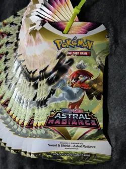 Pokemon TCG Sword and Shield Astral Radiance Booster Pack 2022 Lot of 19 - Image 1