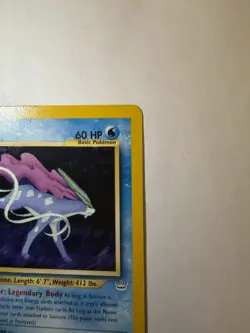 Pokemon TCG Suicune Neo Revelation Rare 27/64 2000 60 HP Naoyo Kimura - Image 5