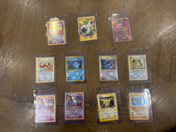 Lot of 11 (Mostly) Vintage Pokemon Cards - Image 1