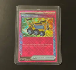 Pokemon TCG Precious Trolley 185/191 Ace Spec Trainer SV Surging Sparks MINT - Image 1