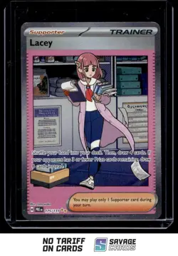 2025 Pokemon Prismatic Evolution Special Illustration Rare Lacey #175/131 - Image 1