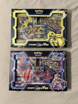 Pokemon TCG Deoxys & Zeraora VMAX & VSTAR Box - Both Boxes 820650850882 - Image 1