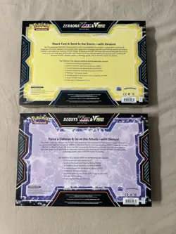 Pokemon TCG Deoxys & Zeraora VMAX & VSTAR Box - Both Boxes 820650850882 - Image 2